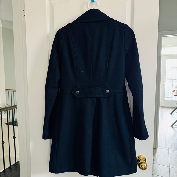 Tommy Double Button Wool Coat - Navy XS - Picture 10 of 11